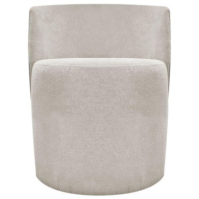 Kit 2 Poltronas Decorativa Aura Premium Bege Buclê