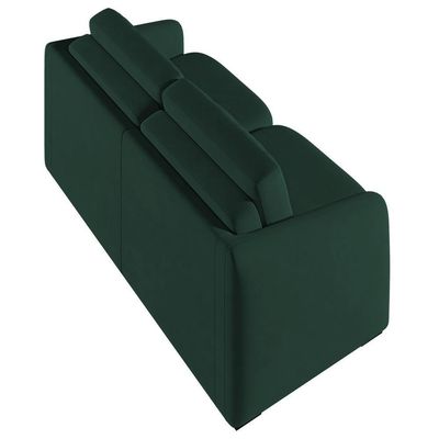 Sofá Cama Casal Para Sala 176cm Polska K04 Veludo Verde - Mpozenato