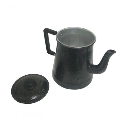 Bule De Café 1 Litro Individual Preto Craqueado Extang