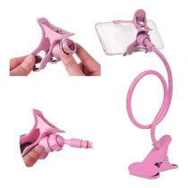 Suporte Articulado Pescoço De Ganço Universal Para Celular - Rosa