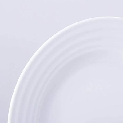 Prato Branco Porcelana 27cm Raso Tramontina Vibrare Aba Larg