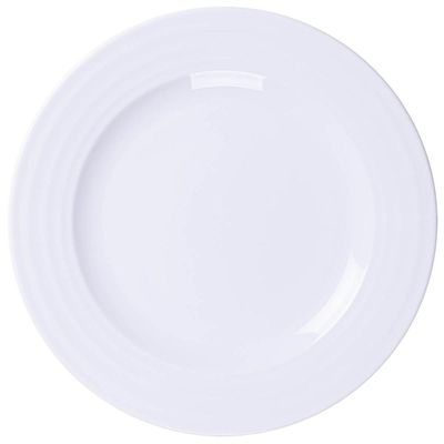 Prato Branco Porcelana 27cm Raso Tramontina Vibrare Aba Larg