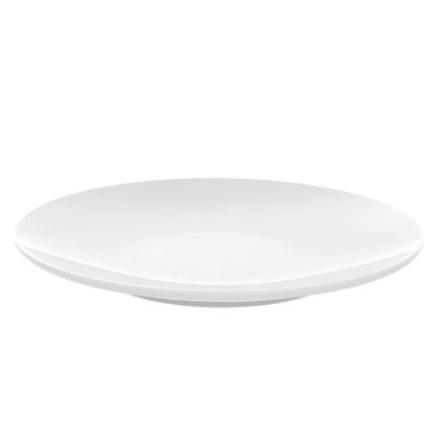 Prato de Sobremesa Branco Porcelana 21cm Tramontina Sophia Raso Redondo