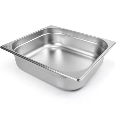 Cuba Gastronômica Inox 2/3 100mm Restaurante 8,86l Buffet 32,4x35,4cm