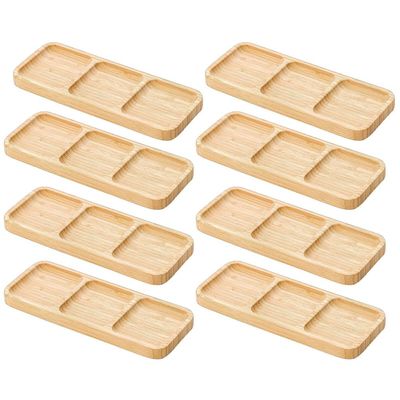 8 Petisqueiras Bambu 25x10cm Eventos Bar Restaurantes 3 Divi