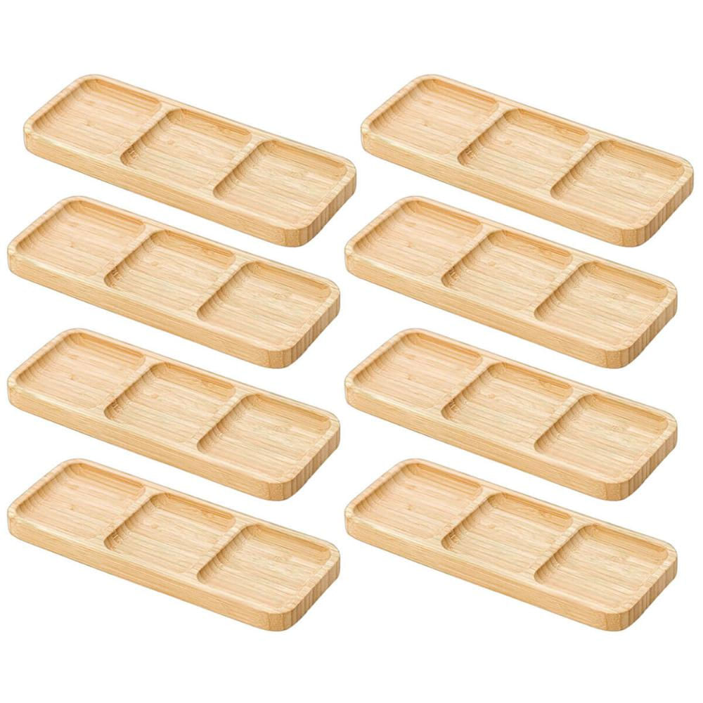 8 Petisqueiras Bambu 25x10cm Eventos Bar Restaurantes 3 Divi