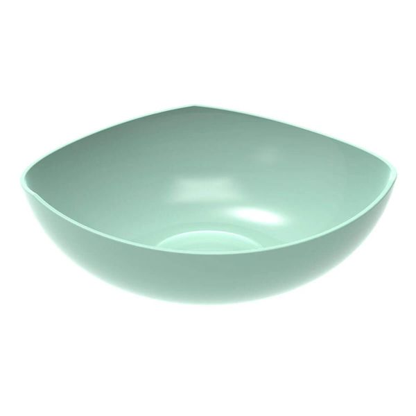 Tigela Saladeira Verde Menta Trio Plástica Crippa Salada Sobremesa Pipoca Doces