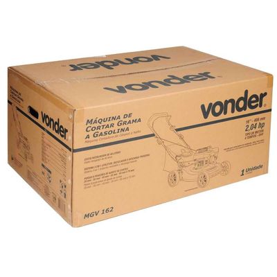Máquina a Gasolina para Cortar Grama 16" 20hp Vonder com 6 Posições de Corte MGV 162
