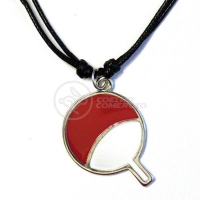 Colar Cordão Naruto Logo Itachi Tsunade Sharingan Clã Uchiha