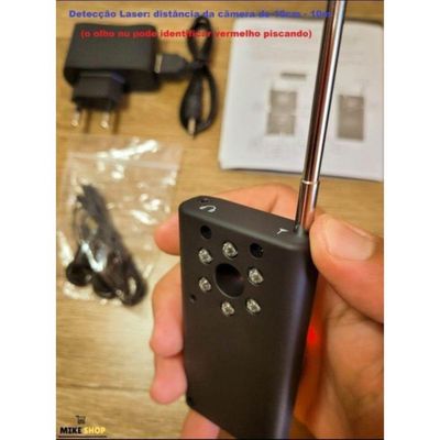 Detector Localizador Cc308 De Cameras Escutas Grampos Oculto