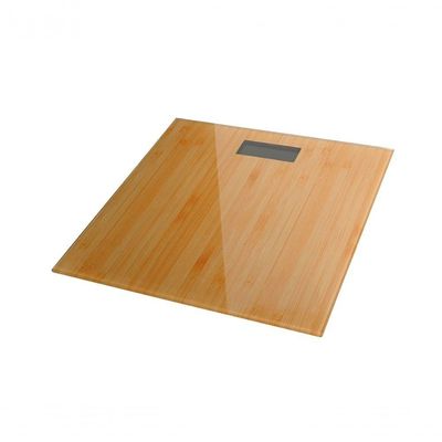 Balança Digital De Banheiro Cor Bambu 28 Cm Mimo Style