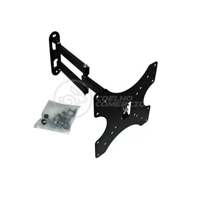Suporte De Tv C312 Articulado 150 Graus Para Monitores Tvs 3d Plasma Lcd E Led De 48" Suporta 30 Kg