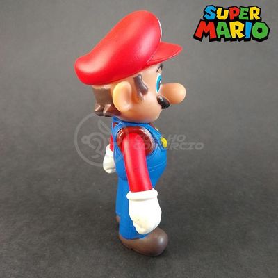 Kit Boneco Mario World Articulado 12Cm + Caneca 350Ml Nº12