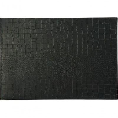 Jogo Americano Alligator 1 Peça Em Couro 43x30cm Maxwell & Williams Preto