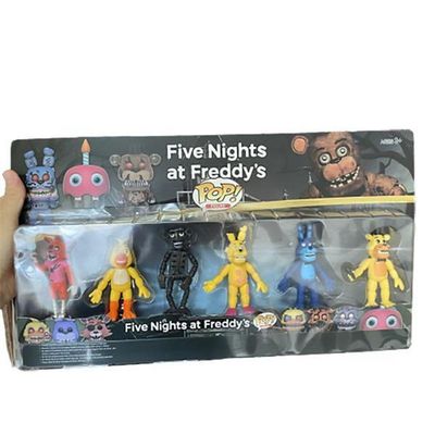 Kit 6 Bonecos Five Nights At Freddy 'S Action Figure Nº18