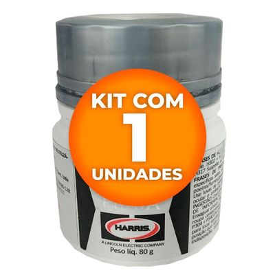 Fluxo De Solda Prata Pasta 80g 1 Unidade