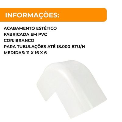 Curva ângulo Externo Para Canaleta Cb60
