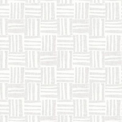 Papel De Parede Tissé Geométrico Branco 25425