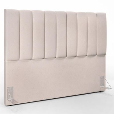 Kit Cabeceira Cama Box Casal King 195cm Com Calçadeira Baú Dália W01 Linho Cru - Lyam