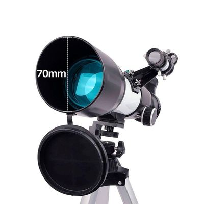 Telescópio Astronômico Refrator 400x70 Alumínio Com Tripé 120cm Lorben