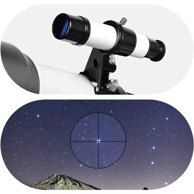 Telescópio Astronômico Refrator 400x70 Alumínio Com Tripé 120cm Lorben