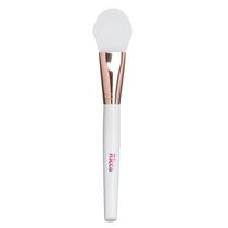 Pincel Rose Gold De Silicone Para Bases E Máscaras Ricca