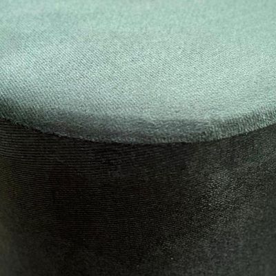 Puff Banqueta Decorativa Pés Palito 2 Unidades Veludo Verde Ravena Shop Jm