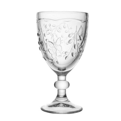 Jogo 6 Taça De Vidro água Sucos New Butterfly Borboletas Flores 320ml Lyor