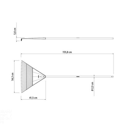Vassoura Com 22 Dentes Tramontina Em Polipropileno Laranja Com Cabo De Madeira 120 Cm Tramontina