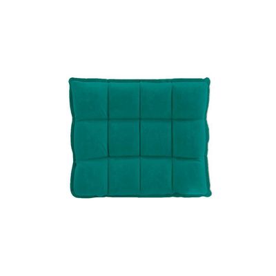 Puff Luxo Decorativo Estilo Versátil Sala Escritório Lounges Azul Turquesa