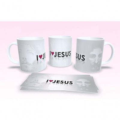 Caneca De Porcelana 325ml Decorada Frases Religiosas Estampa 20