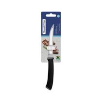 Faca Para Churrasco Tramontina Felice Lâmina Aço Inox Fio Liso Cabo Polipropileno Preto 5 Tramontina
