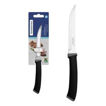 Faca Para Churrasco Tramontina Felice Lâmina Aço Inox Fio Liso Cabo Polipropileno Preto 5 Tramontina