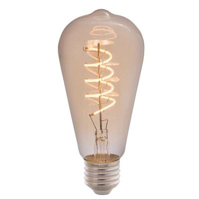 Lâmpada Led De Filamento Espiral Tramontina St64 4 W 2200 K Luz Amarela âmbar Tramontina