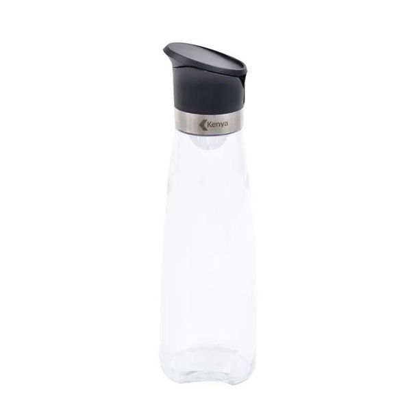 Galheteiro Em Vidro Com Abertura Por Gravidade 320ml Kenya Preto