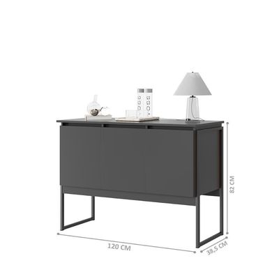Buffet Elegante 3 Portas Londres Preto Onix