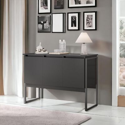 Buffet Elegante 3 Portas Londres Preto Onix