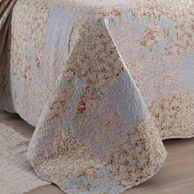 Kit Cobre Leito Colcha Queen Boutex Dupla Face Berlim 100% Poliéster