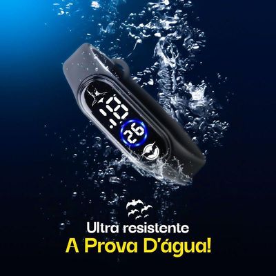 Relogio Digital Infantil Batman Prova Dagua Criança Caixa