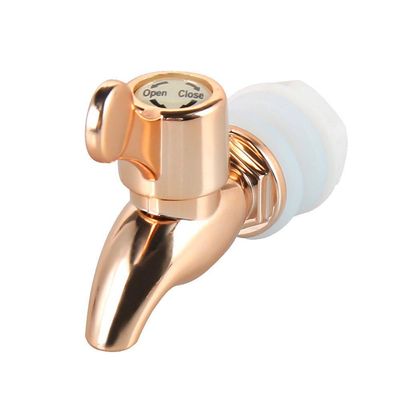 Torneira Para Suqueira Dispenser Plástico Dourada Prata Rosé Luxo Filtro Com Vedação Cor:prata
