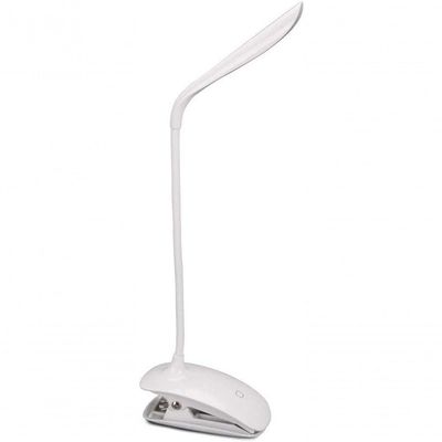 Luminária De Mesa 14 Leds Usb Com Grampo Para Prender Garra