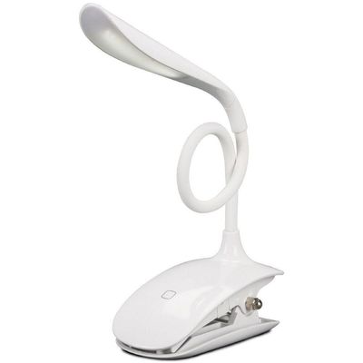 Luminária De Mesa 14 Leds Usb Com Grampo Para Prender Garra