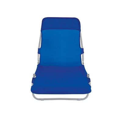 Cadeira Espreguiçadeira Dobrável Textiline Cores Mor Cor:azul Marinho Azul Marinho