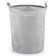 Cesto Para Roupa Suja- Brinquedos Tecido (g) - Linha Loft Cinza