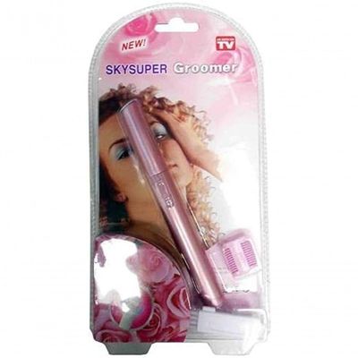 Mini Depilador Elétrico Sobrancelhas Buço Caneta Depiladora Caneta Rosa
