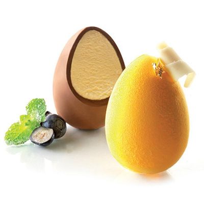 Molde Ovo De Chocolate Silicone Páscoa 21cm Doce Silikomart