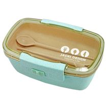 Conjunto Pote Marmita Ecológica 650 Ml Com Copo C- Tampa 300 Ml Verde