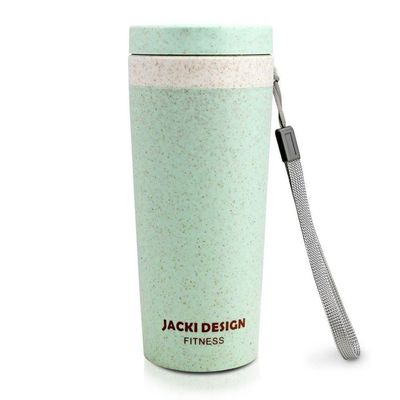 Conjunto Pote Marmita Ecológica 650 Ml Com Copo C- Tampa 300 Ml Verde