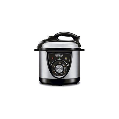 Panela De Pressão Elétrica Pratic Cook 3l Inox - Mondial 220v
