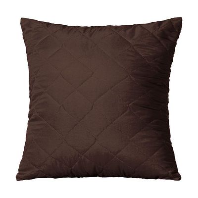 Capa De Almofada Mr 45cm X 45cm 1 Peça Matelada 100% Poliéster - Marrom
